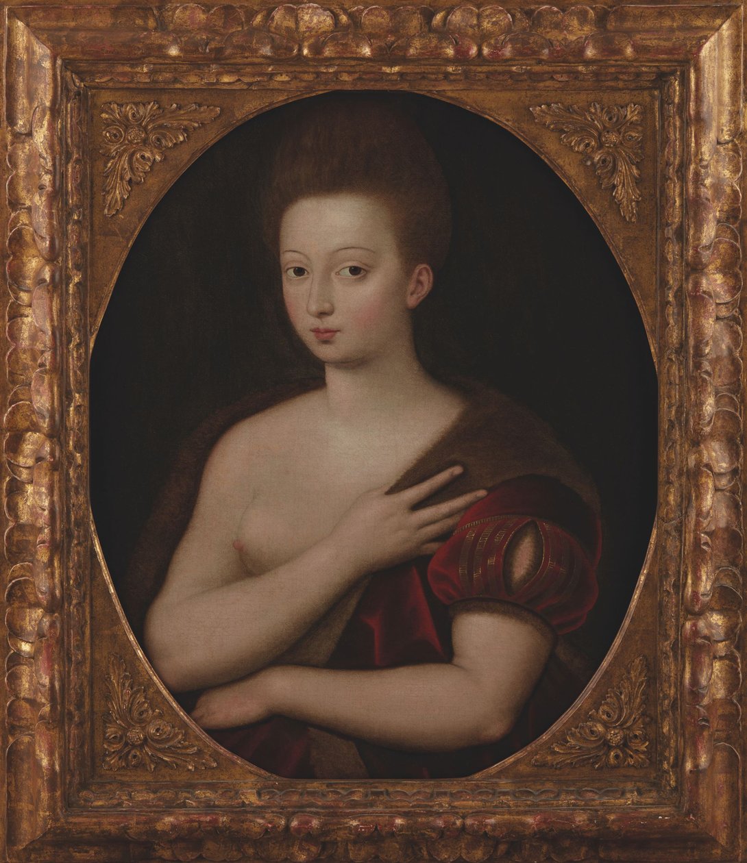 Gabrielle dEstréesin muotokuva 1573-1599, ennen vuotta 1600. tekijältä Unbekannt