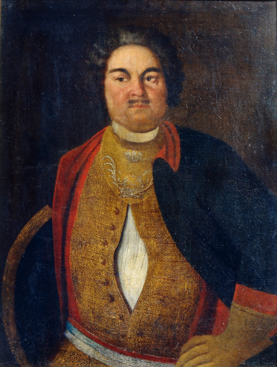 Gavril Ivanovitš Davydovin muotokuva 1784-1809, 1800-luvun alku. tekijältä Unbekannt