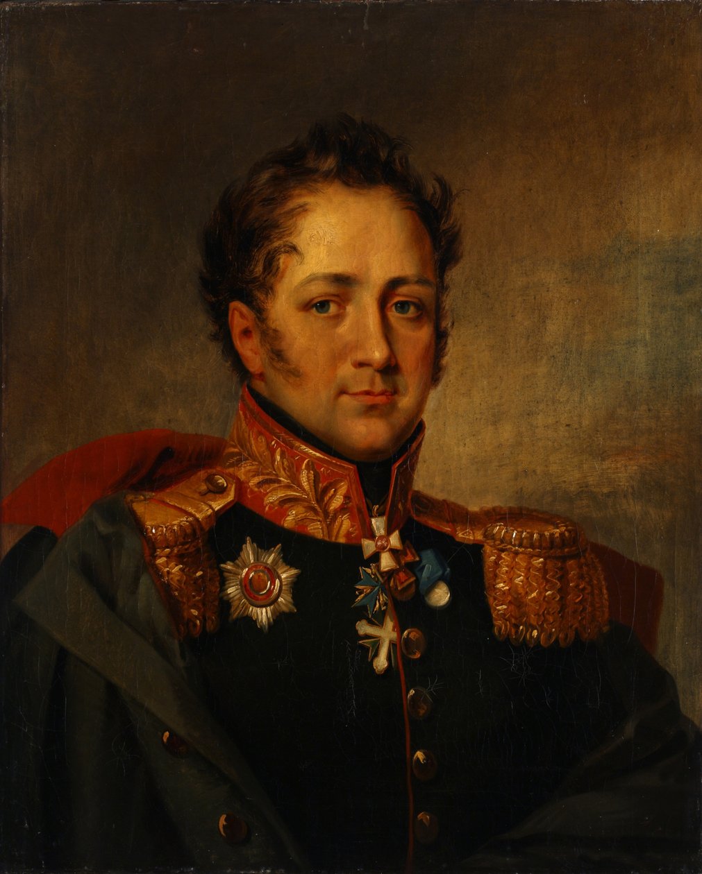 Kenraali Aleksanteri Aleksandrovitš Pisarevin muotokuva 1780-1848, 1800-luvun ensimmäinen neljännes. tekijältä Unbekannt