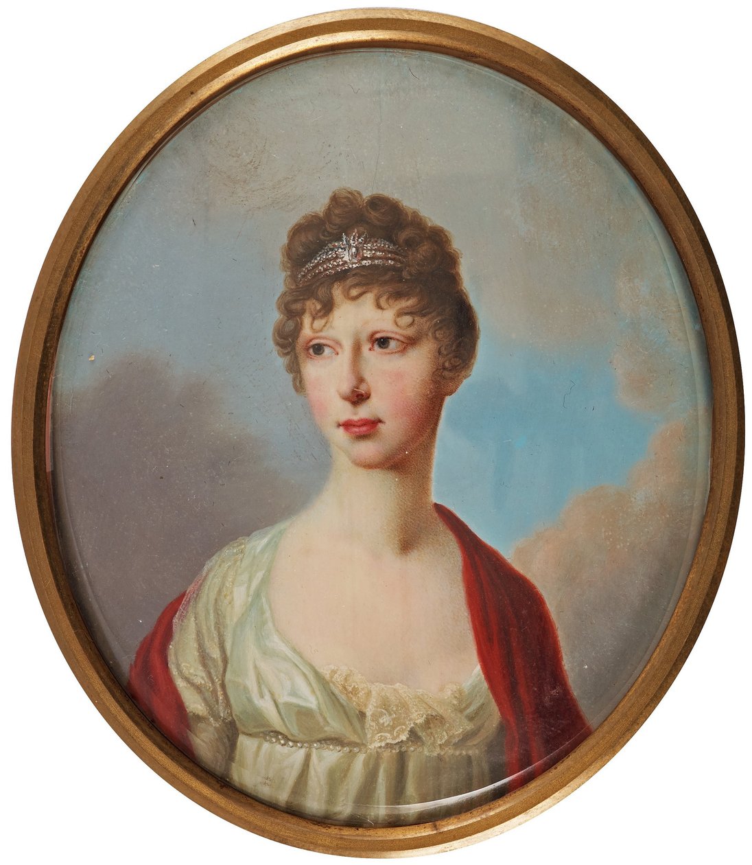 Venäjän suurherttuatar Maria Pavlovnan muotokuva 17861859, 1800-luku tekijältä Unbekannt