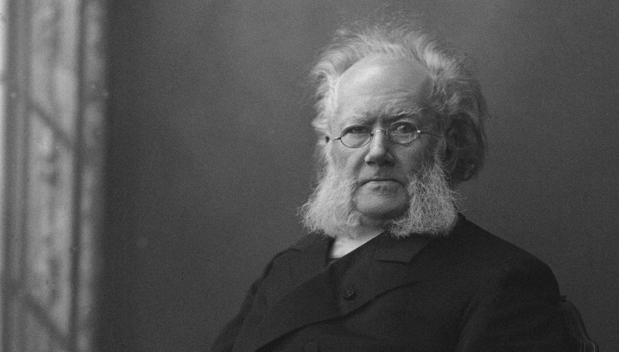 Henrik Ibsenin muotokuva 1828-1906 tekijältä Unbekannt