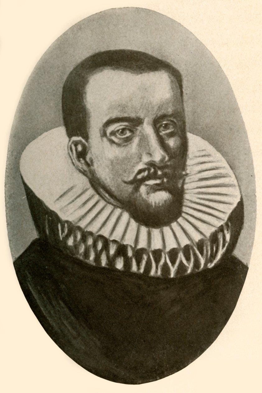 Muotokuva Henry Hudsonista, englantilaisesta navigaattorista ruffissa, 1609, 1937. tekijältä Unbekannt
