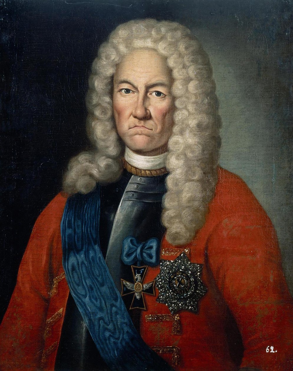 Jacob Daniel Brucen muotokuva 1669-1735, 1700-luvun ensimmäinen kolmannes tekijältä Unbekannt
