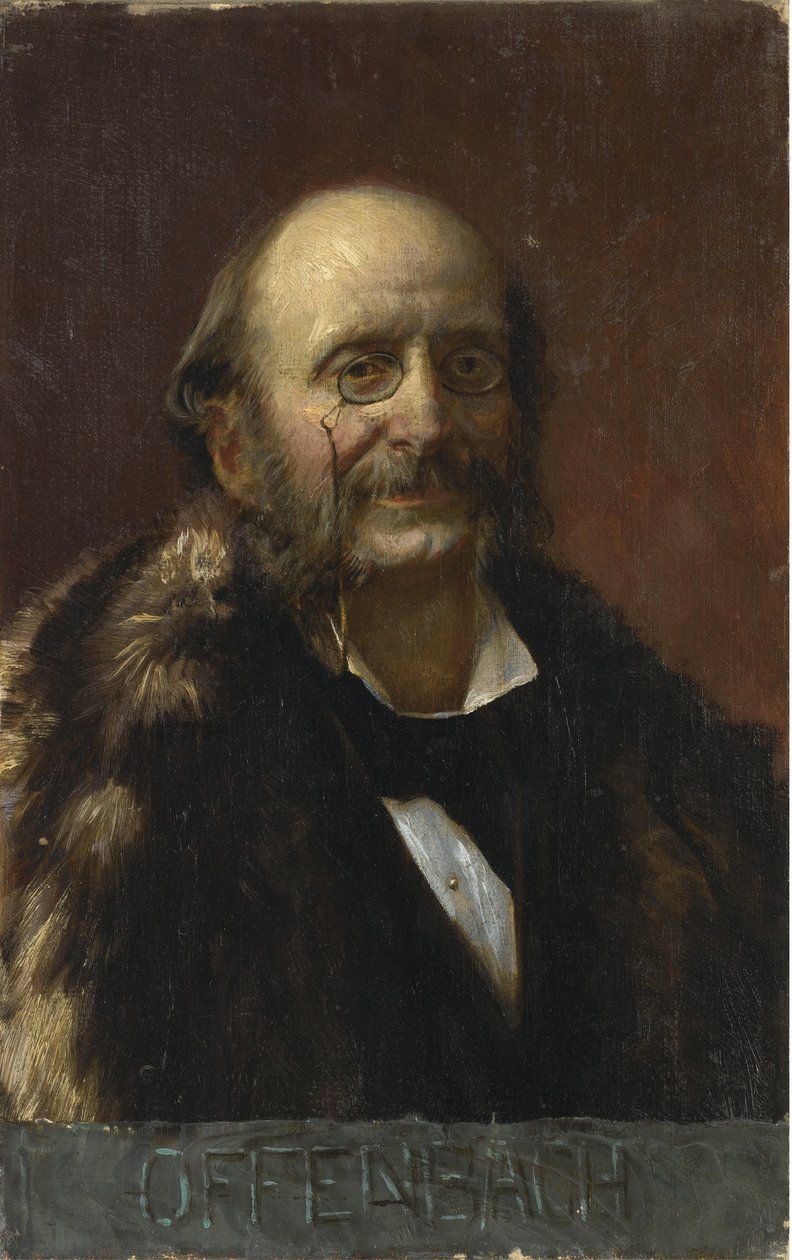 Jacques Offenbachin muotokuva 1819-1880 tekijältä Unbekannt