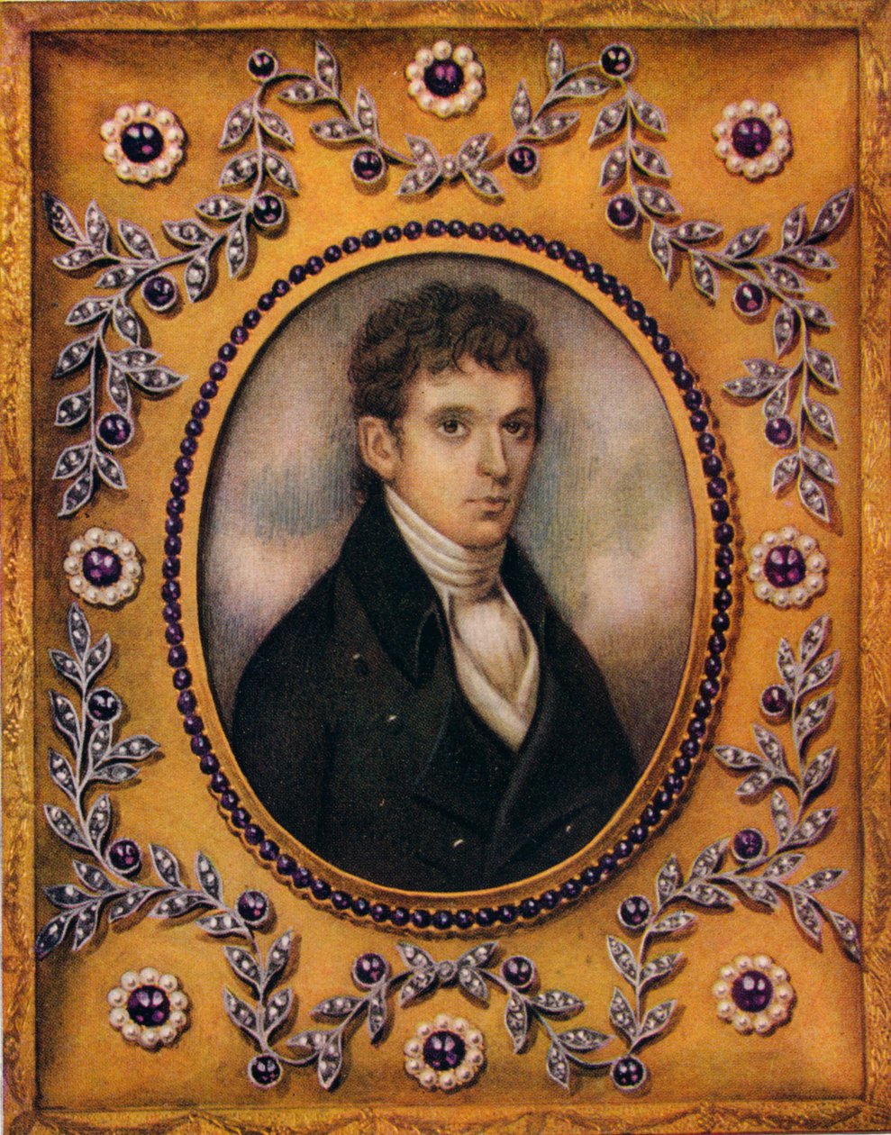 Muotokuva James H. Leigh Huntista, vuodelta 1810 tekijältä Unbekannt