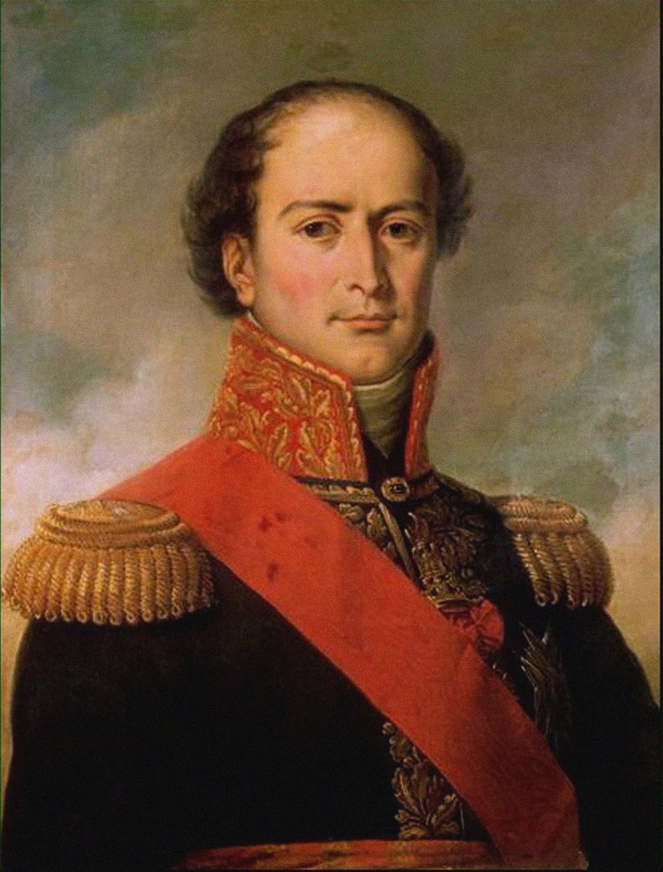 Jean-Baptiste Éblén muotokuva 1758-1812 Jean-Baptiste Paulin Guérinin mukaan tekijältä Unbekannt