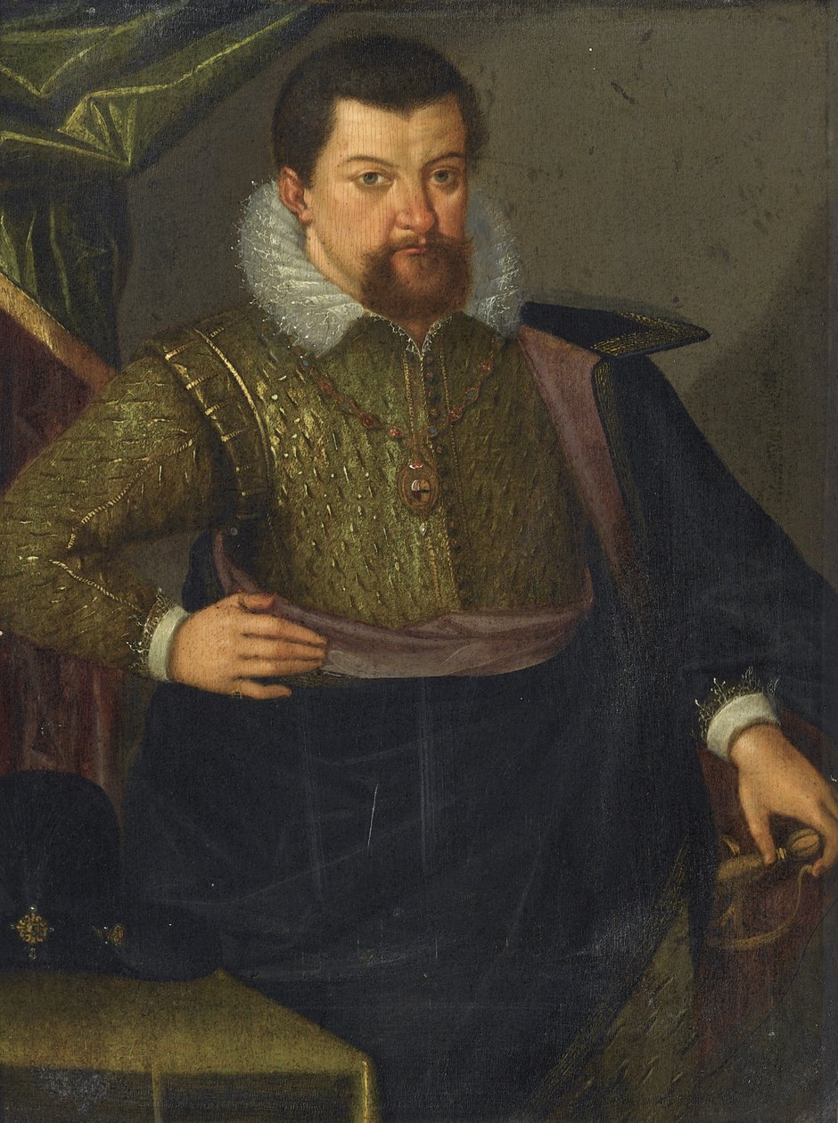 John George I:n muotokuva 1585-1656, Saksin vaaliruhtinas, 1611 tekijältä Unbekannt