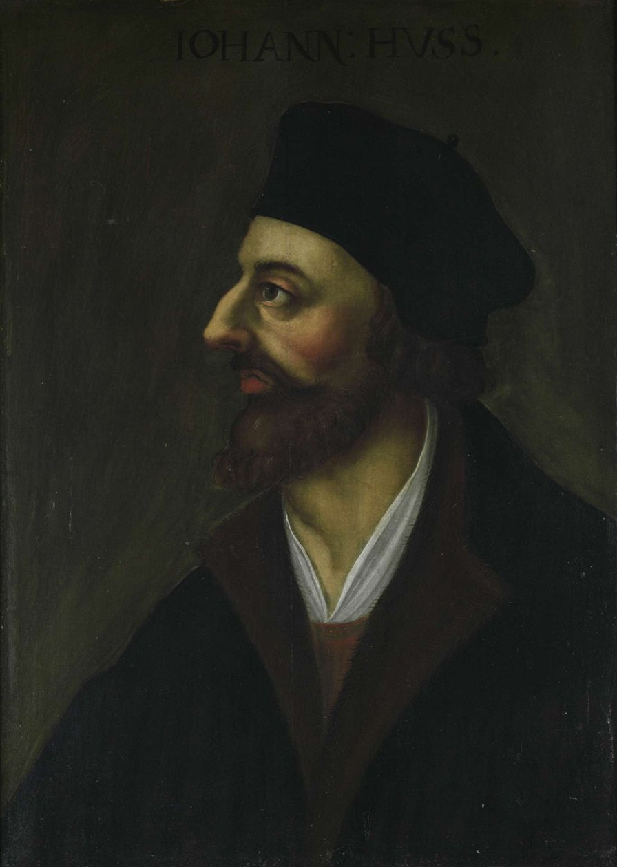 John Husin muotokuva 1600-luvulta tekijältä Unbekannt