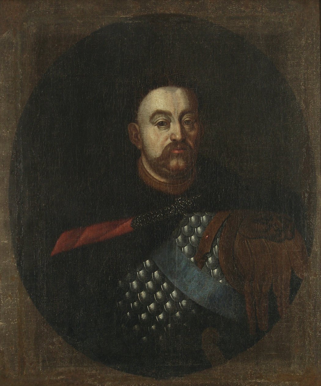 Puolan kuninkaan ja Liettuan suurherttua Johannes III Sobieski 1629-1696 muotokuva, noin 1685 tekijältä Unbekannt