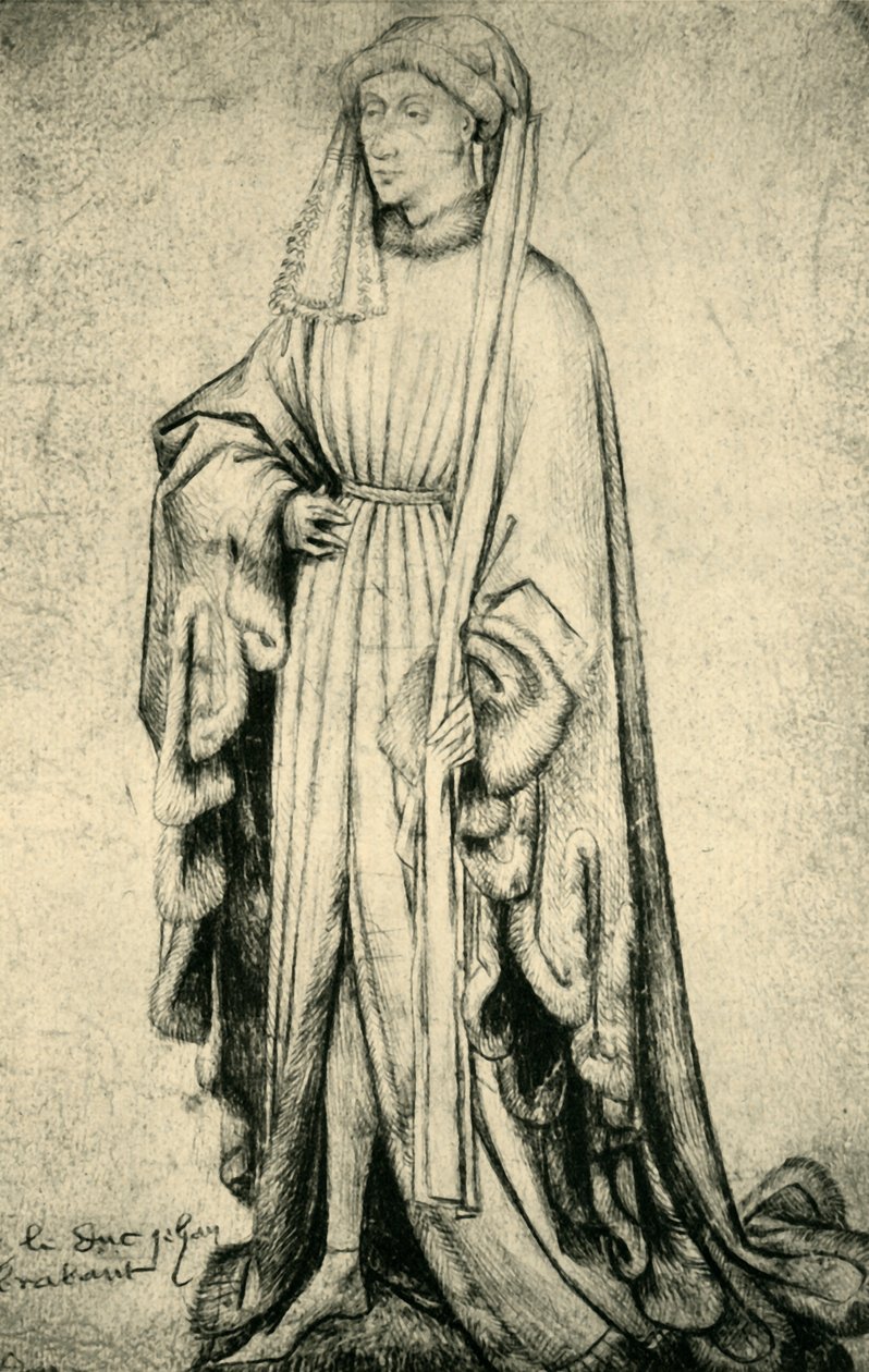 Brabantin herttua Johannes IV:n muotokuva 1460-1470, 1943. tekijältä Unbekannt