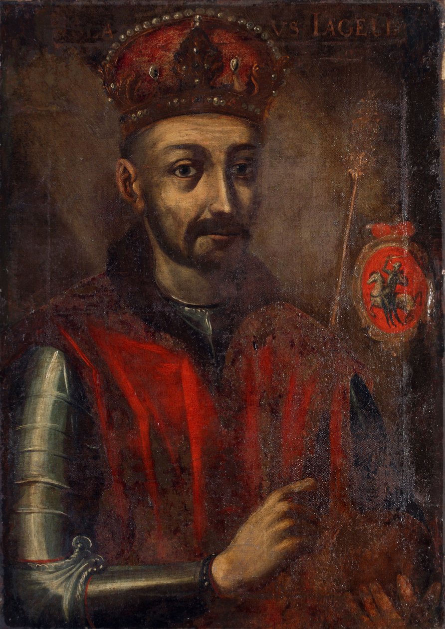 Kuningas Vladislav II:n muotokuva. Jagiello, 1600-luvun puoliväli tekijältä Unbekannt
