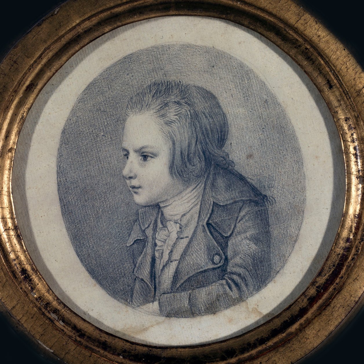 Louis-Charlesin muotokuva, Ranskan kuninkaallinen prinssi 1785-1795, 1790-luvun alku. tekijältä Unbekannt