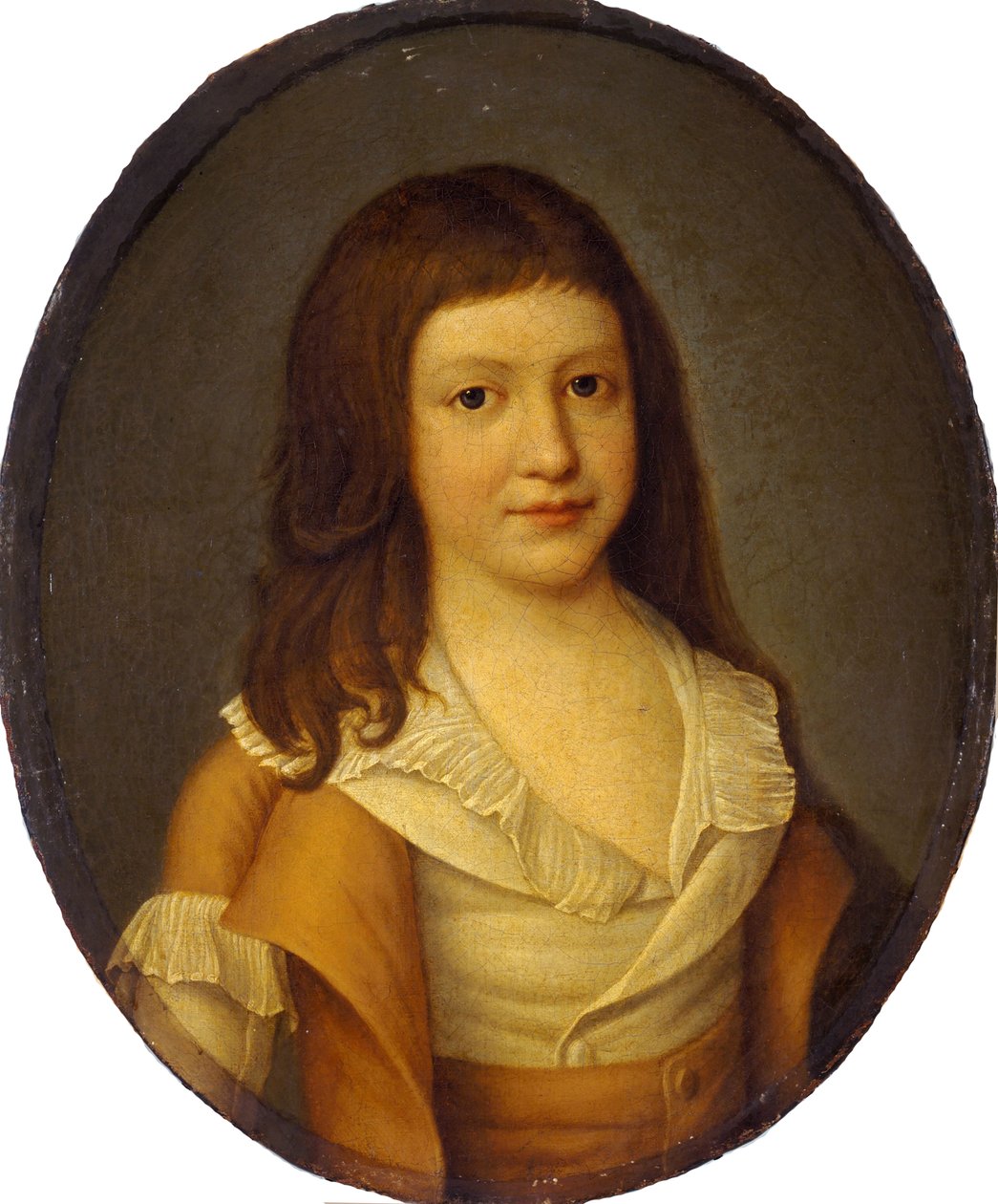 Louis-Charlesin muotokuva, Ranskan kuninkaallinen prinssi 1785-1795, 1790-luvun alku. tekijältä Unbekannt