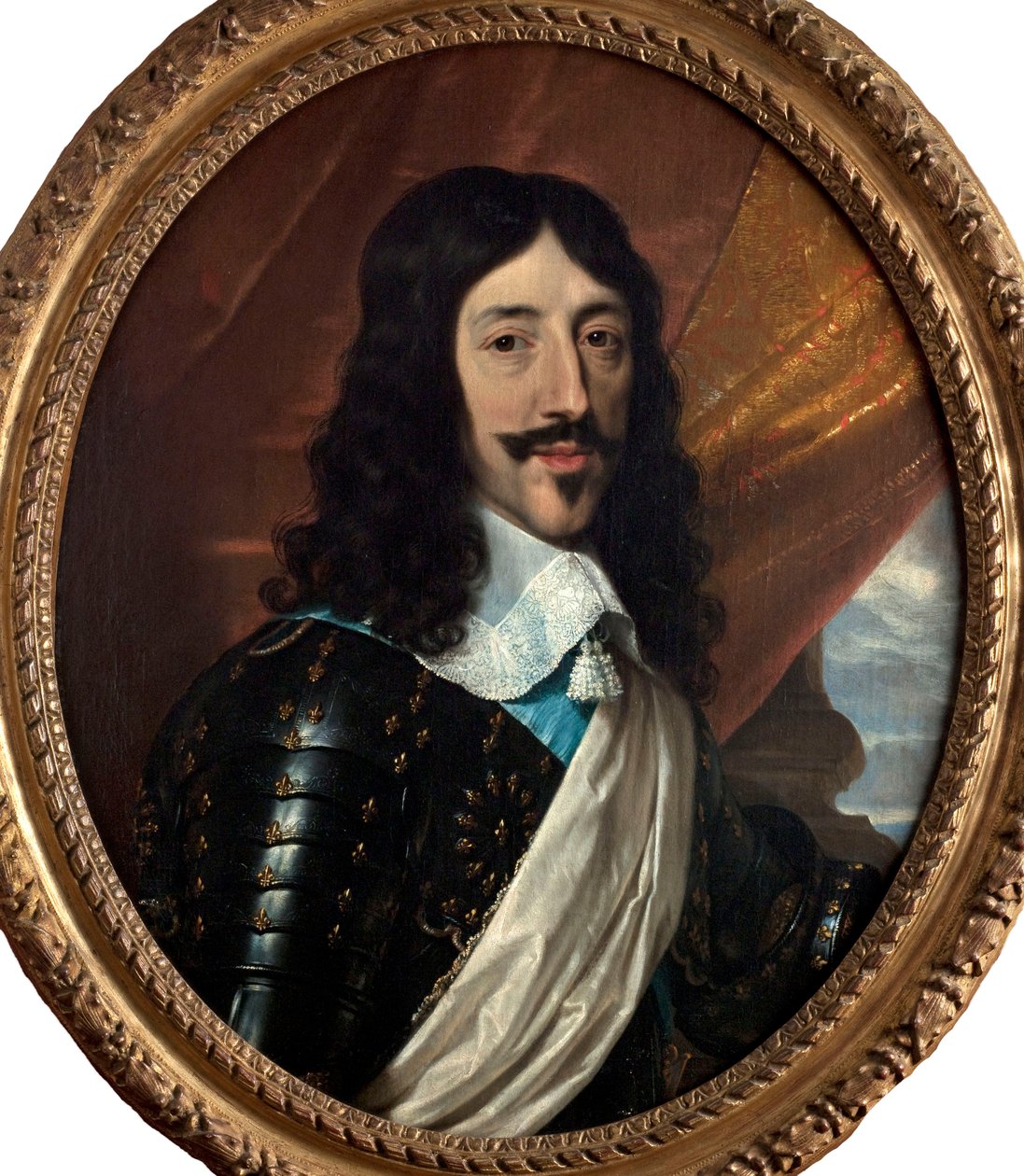 Ranskan Ludvig XIII:n muotokuva 1601-1643, n. 1640. tekijältä Unbekannt