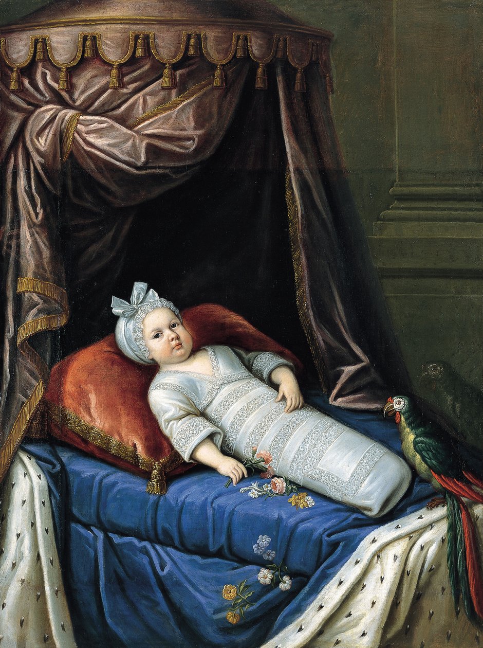Ludvig XIV:n muotokuva 1638-1715 vauvana, noin 1638 tekijältä Unbekannt