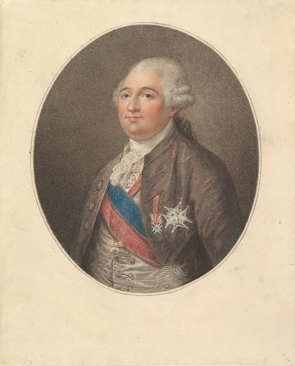 Ludvig XVI:n muotokuva, 1700-luvun loppu. tekijältä Unbekannt