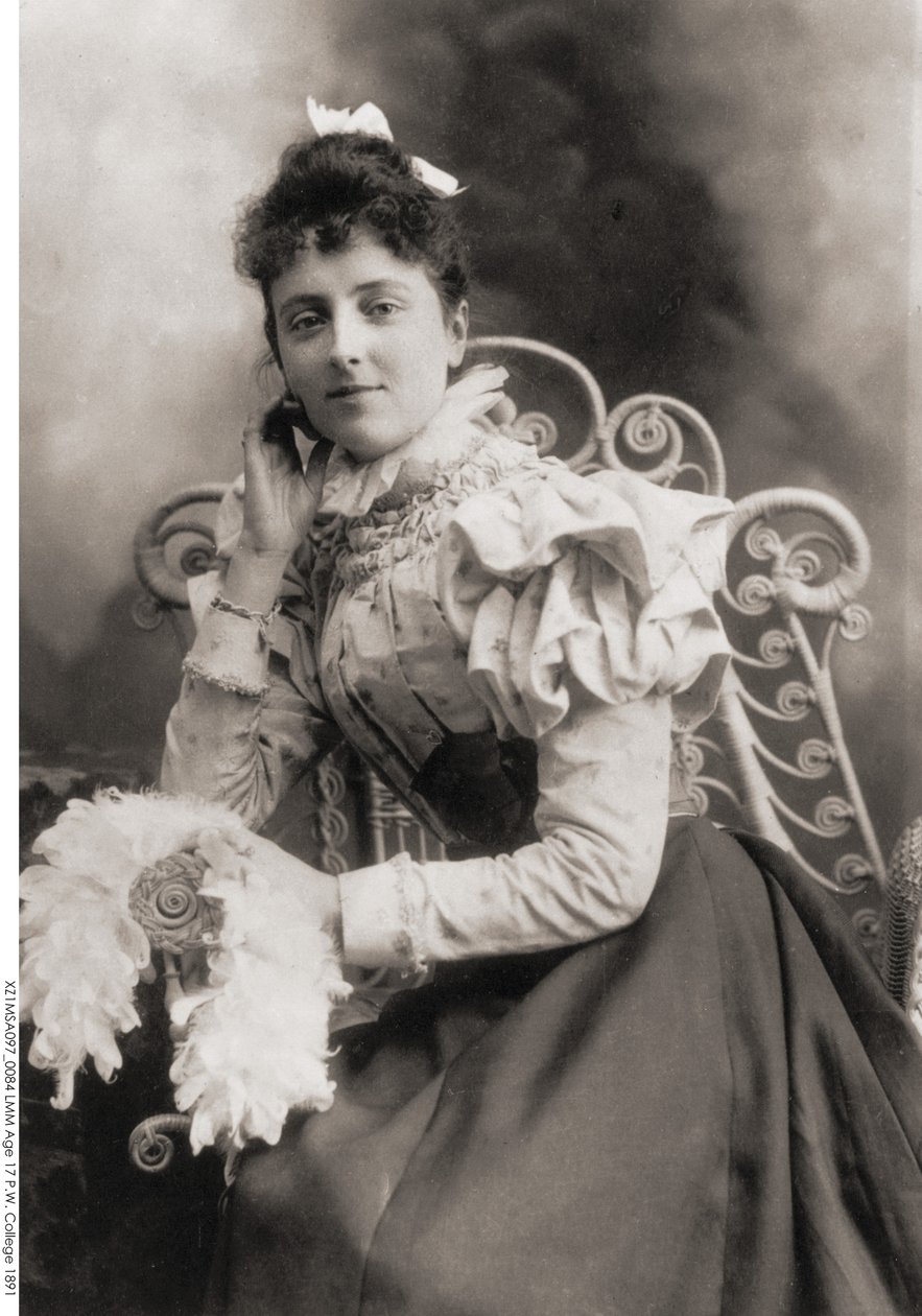 Lucy Maud Montgomeryn muotokuva 1874-1942, 1891 tekijältä Unbekannt