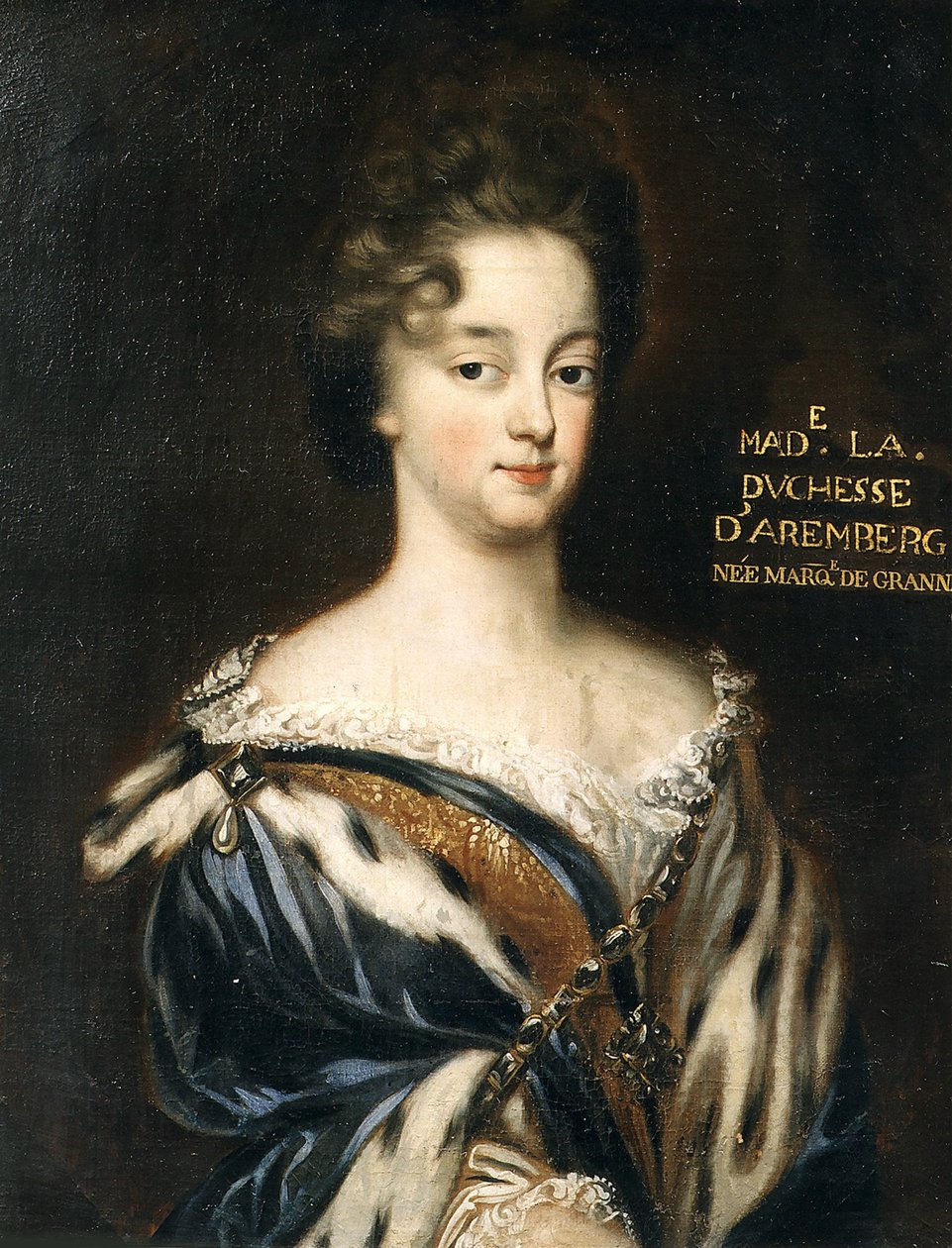 Muotokuva Maria Enrichetta del Carrettosta 1671-1744, Marchesa de Grana ja Savona, um 1700. tekijältä Unbekannt