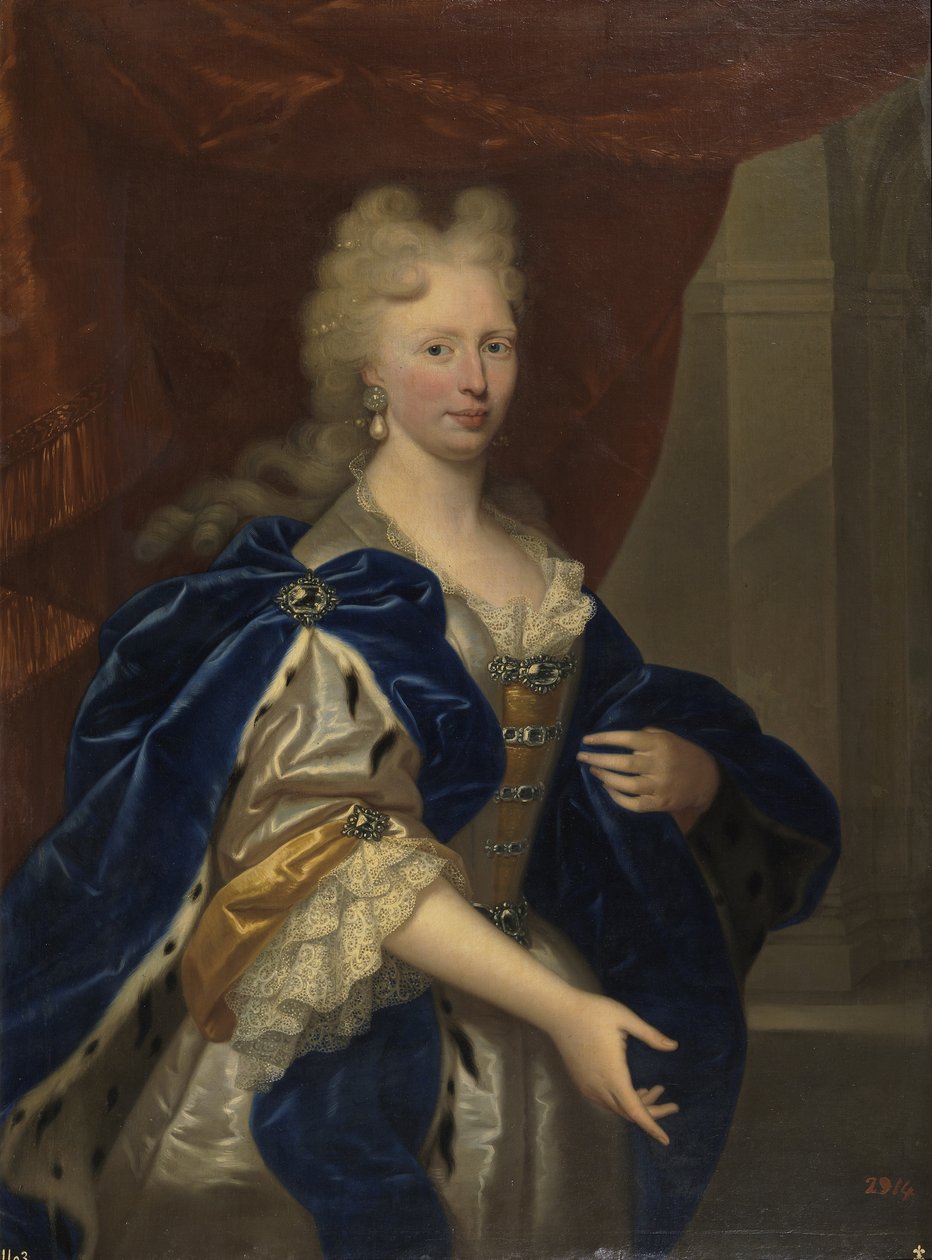 Maria Josephan muotokuva Itävallasta 1699-1757, 1700-luku tekijältä Unbekannt