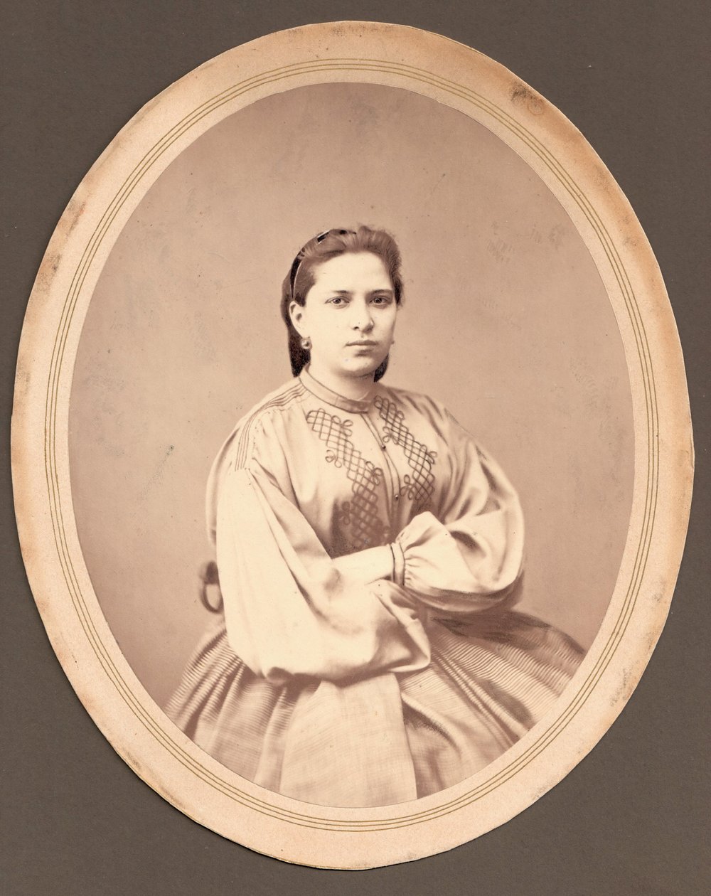 Maria Mihailovna Dostojevskajan muotokuva 1844-1888 tekijältä Unbekannt