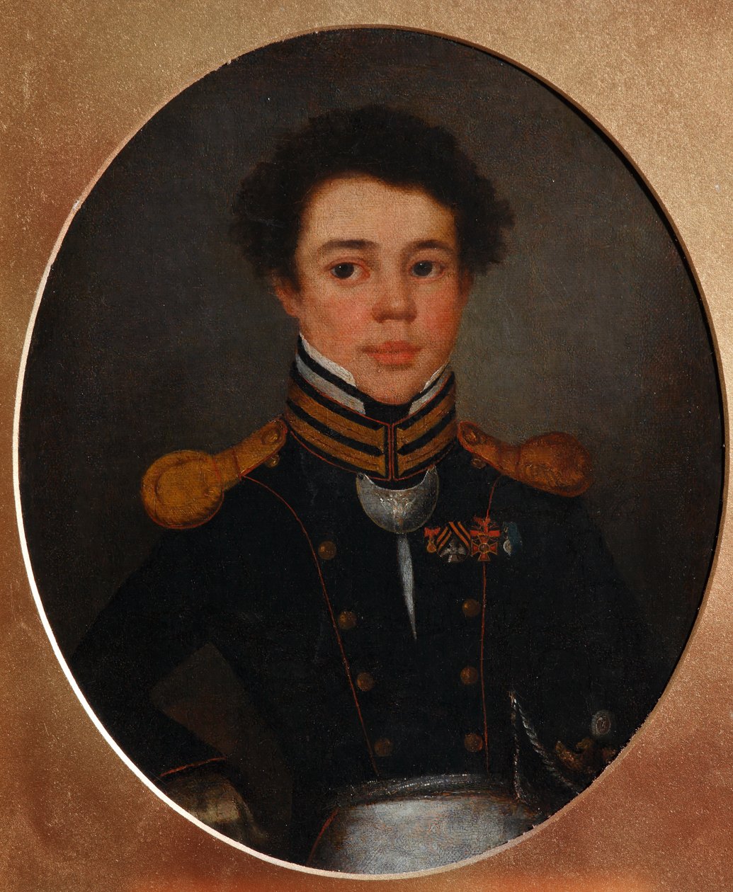 Mihail Ivanovitš Ozerovin muotokuva 1792-1867, s. 1815 tekijältä Unbekannt