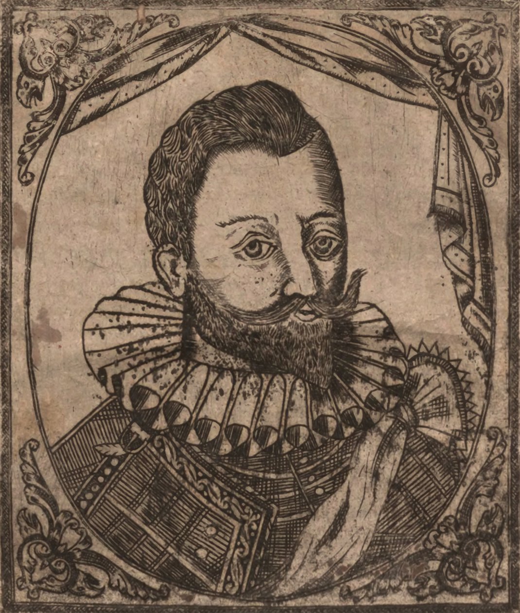 Mikolaj Krzysztof Radziwillin muotokuva 1549-1616, 1745 tekijältä Unbekannt
