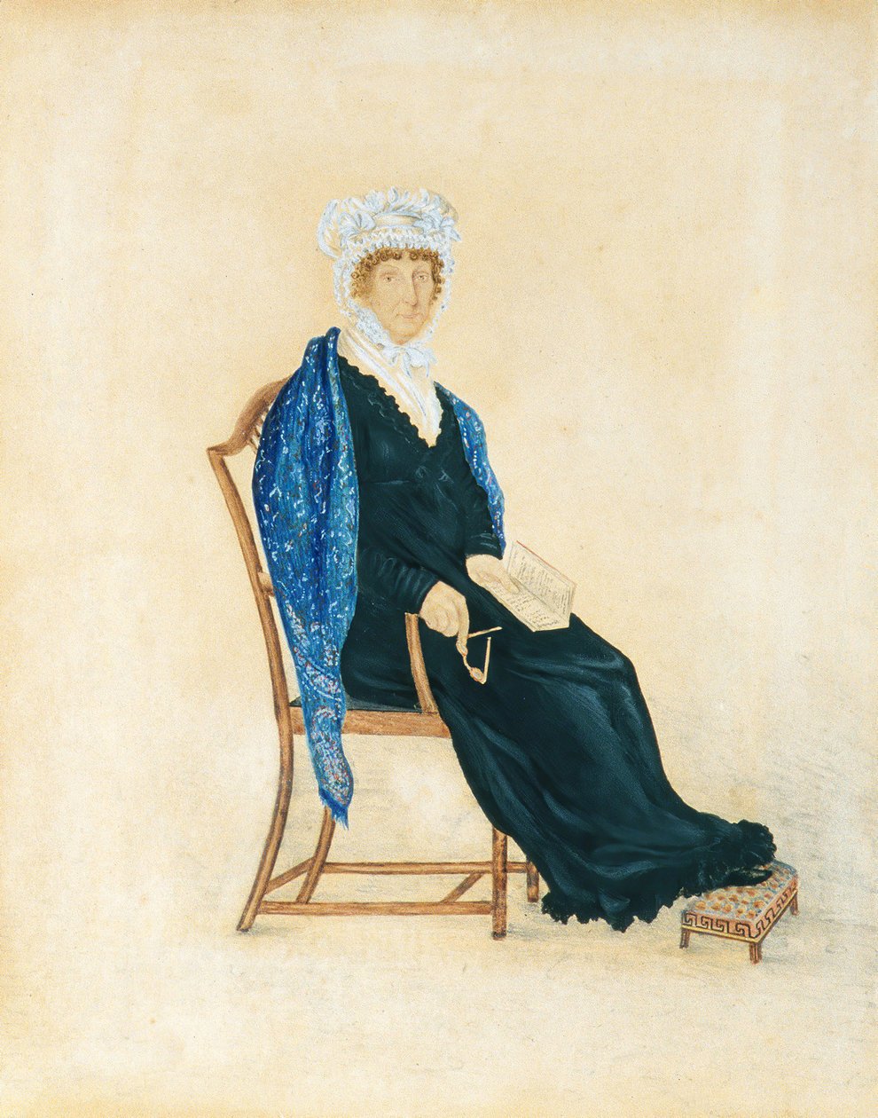 Rouva Croftsin muotokuva, n. 1815-30. tekijältä Unbekannt