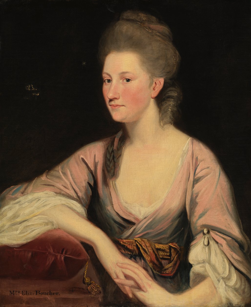 Rouva Elizabeth Boucherin muotokuva, 1700-luku. tekijältä Unbekannt