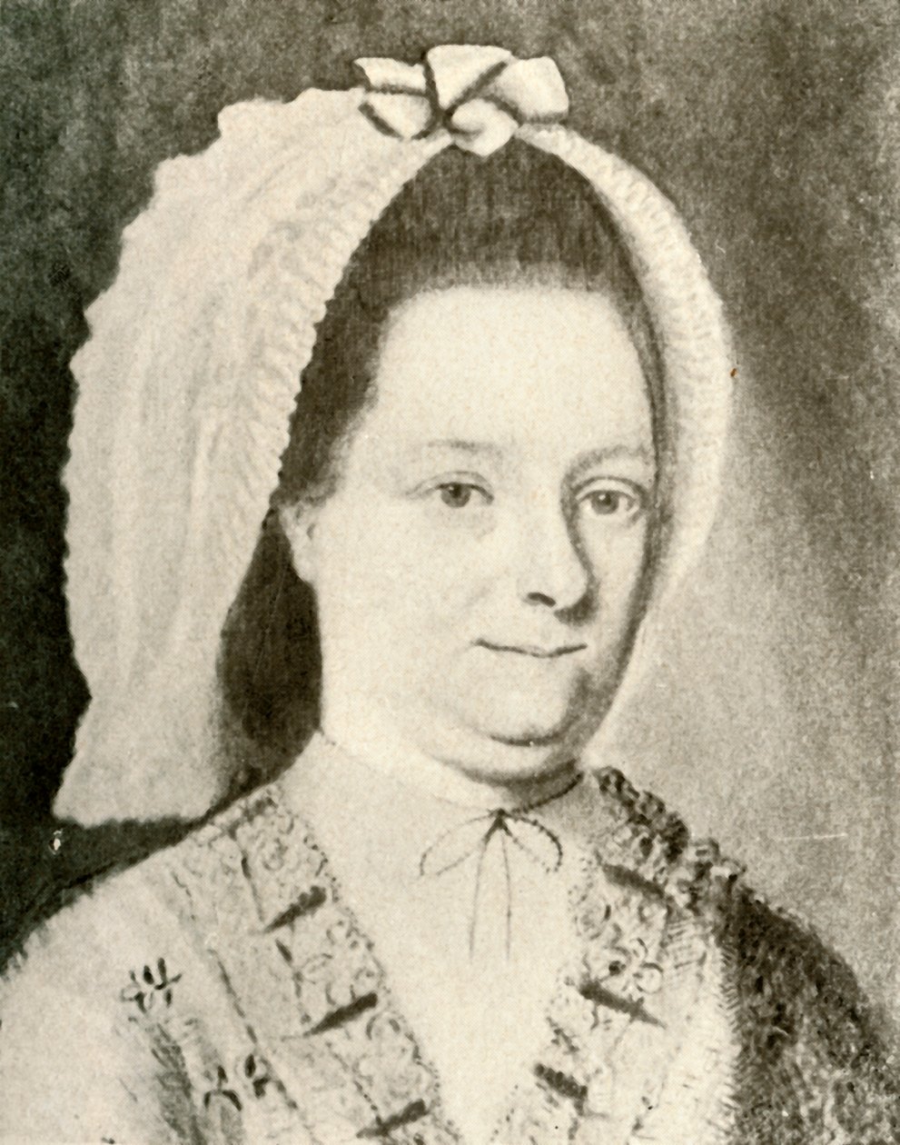 Rouva Nathaniel Appleton Jr.:n muotokuva, jossa on erikoinen lippalakki, 1784, 1937. tekijältä Unbekannt