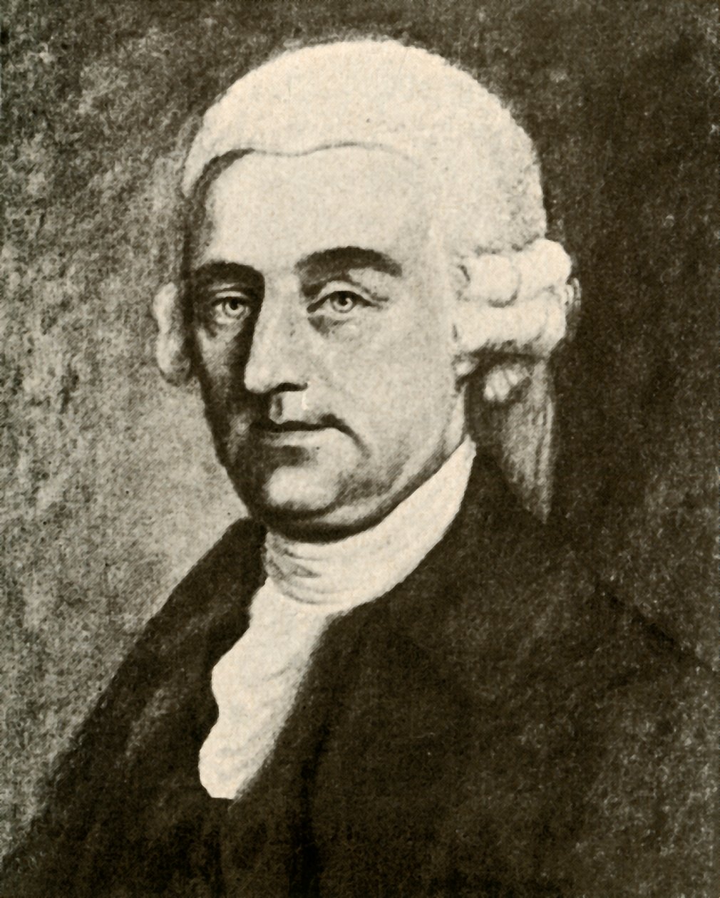 Muotokuva bostonilaisesta Nathaniel Appletonista, valkoisessa peruukissa, jossa on puffaus, n. 1740, 1937. tekijältä Unbekannt