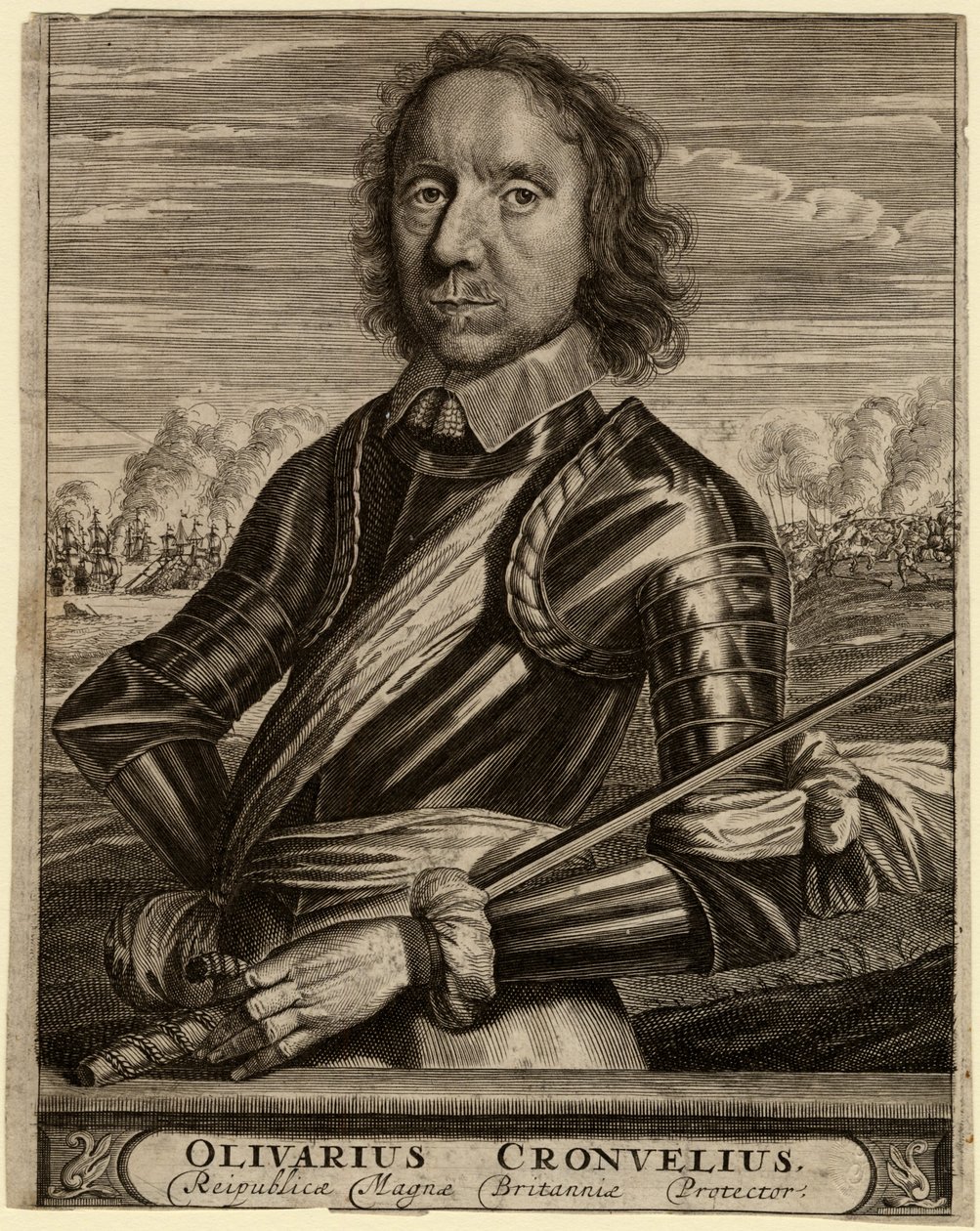 Oliver Cromwellin muotokuva, 1653 tekijältä Unbekannt