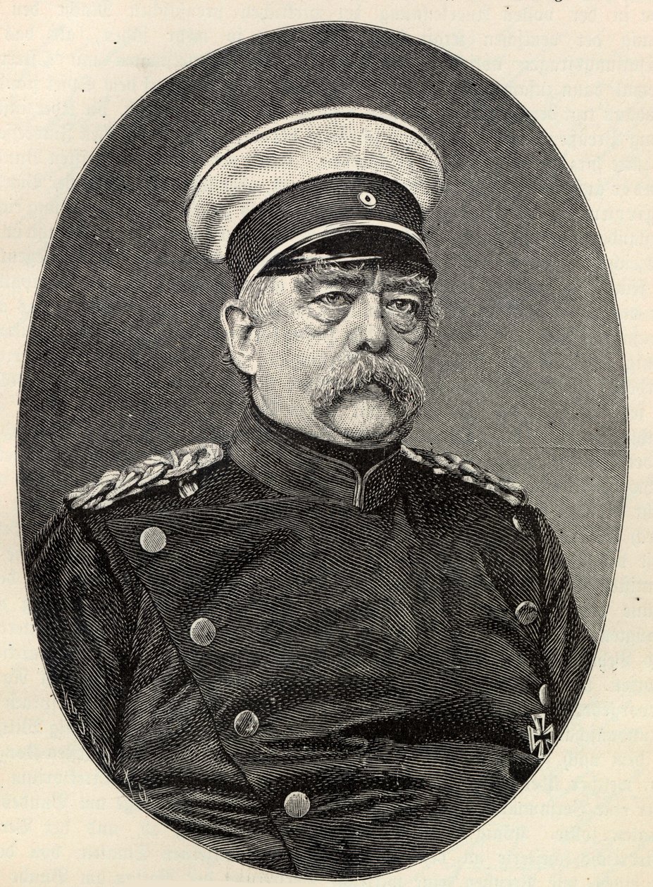 Otto von Bismarckin muotokuva 1815-1898. tekijältä Unbekannt