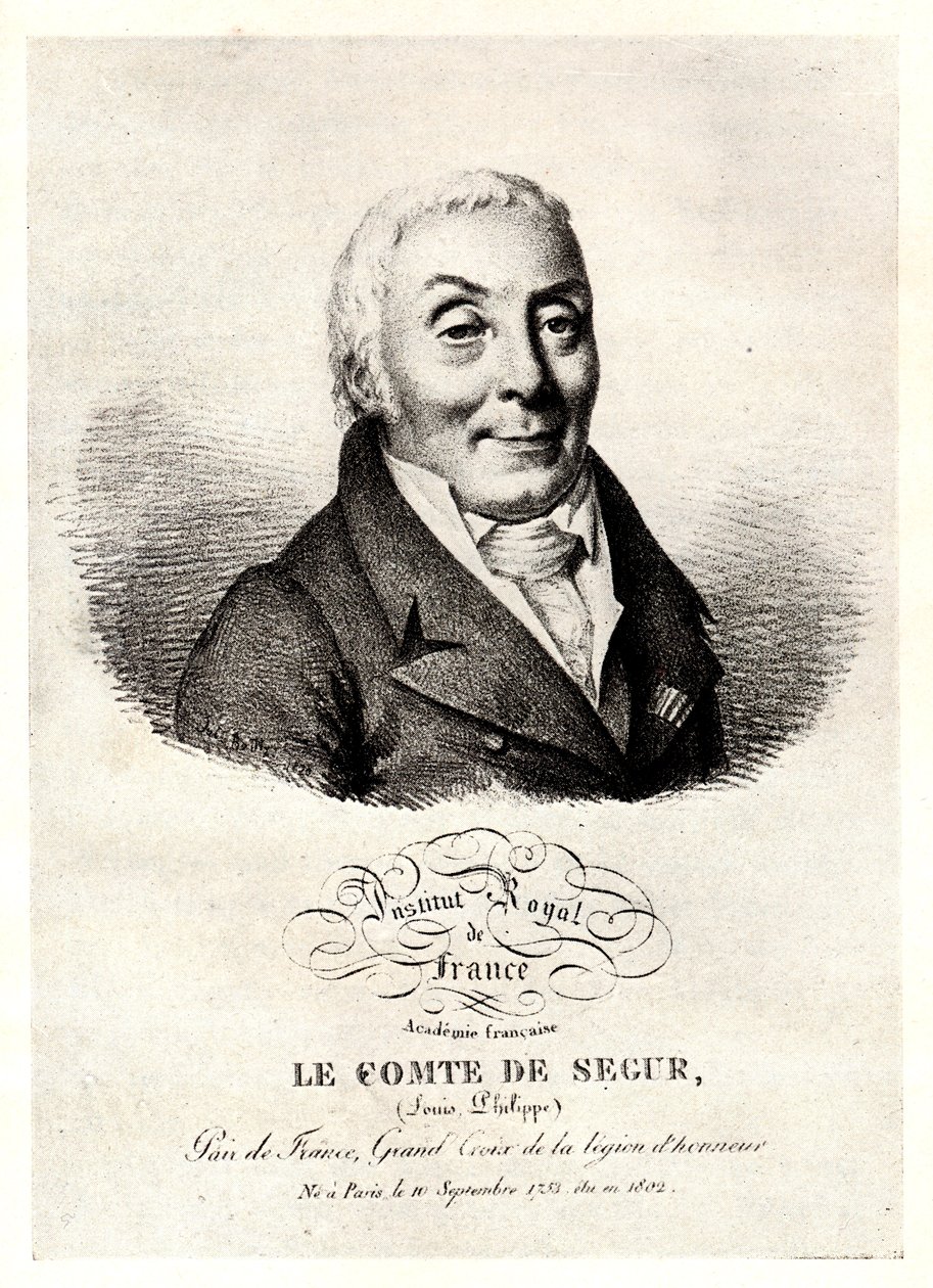 Muotokuva Philippe Henristä, markiisi de Ségur 1724-1801, 1800-luvun alku. tekijältä Unbekannt