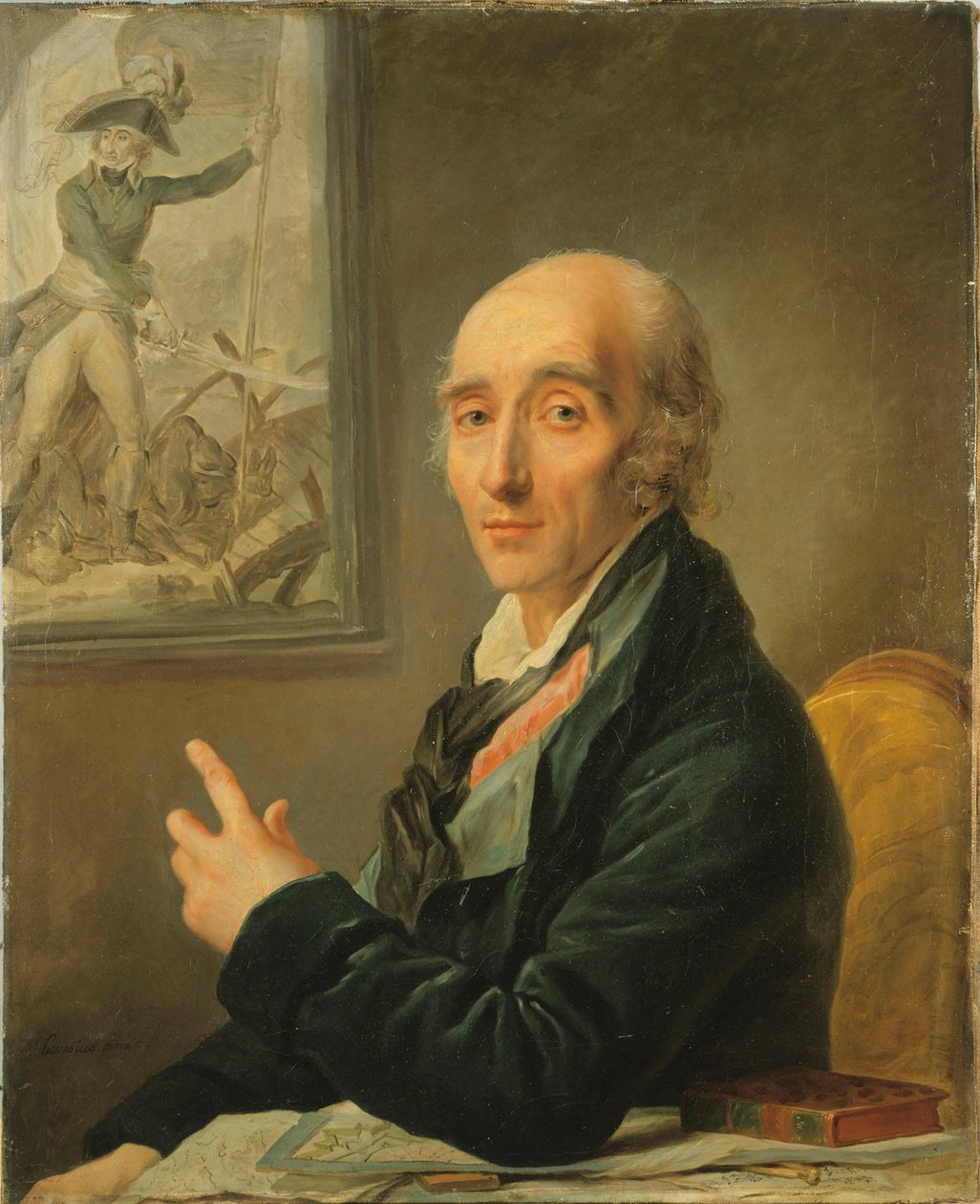 Pierre François Charles Augereaun muotokuva 1757-1816, vuosina 1805-1812. tekijältä Unbekannt