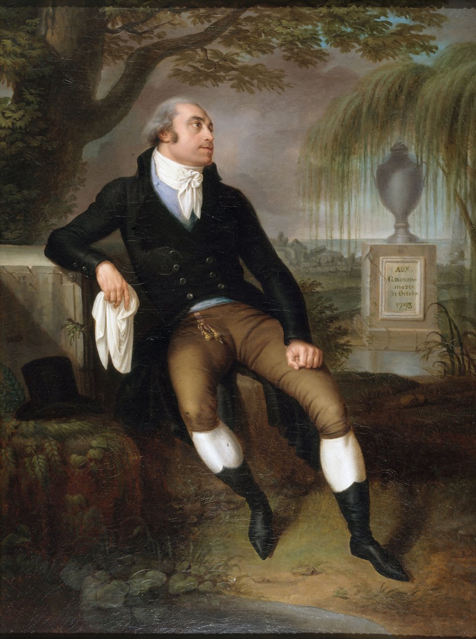 Pierre Victurnien Vergniaudin muotokuva 1753-1793, n. 1800 tekijältä Unbekannt