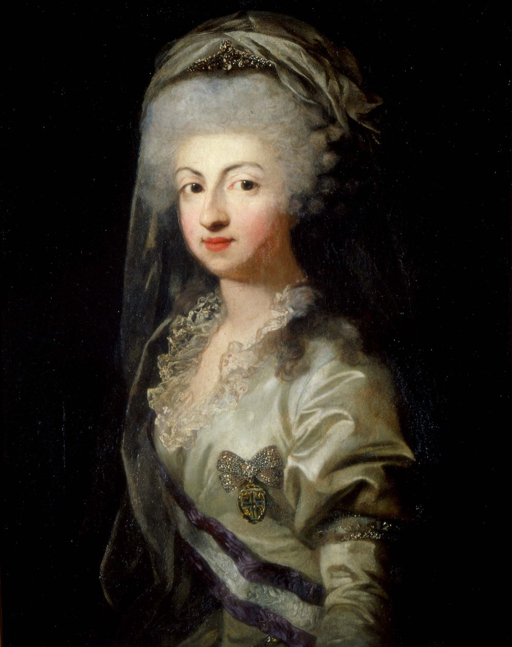 Parman prinsessa Carolina Maria Teresa Giuseppan muotokuva 1770-1804, 1700-luvun loppu tekijältä Unbekannt