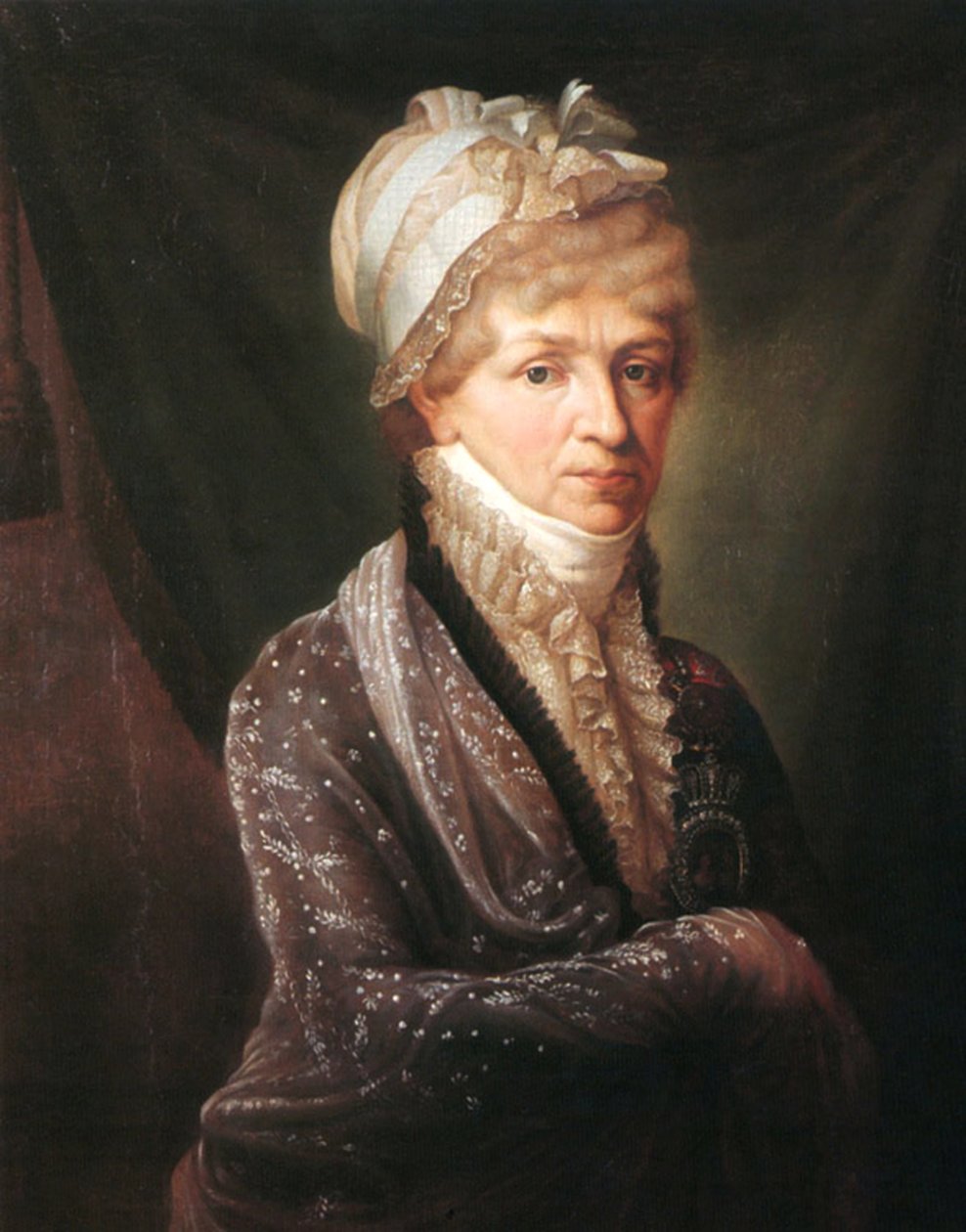 Prinsessa Natalya Petrovna Galitzinen muotokuva 1741-1837, 1800-luvun alku. tekijältä Unbekannt