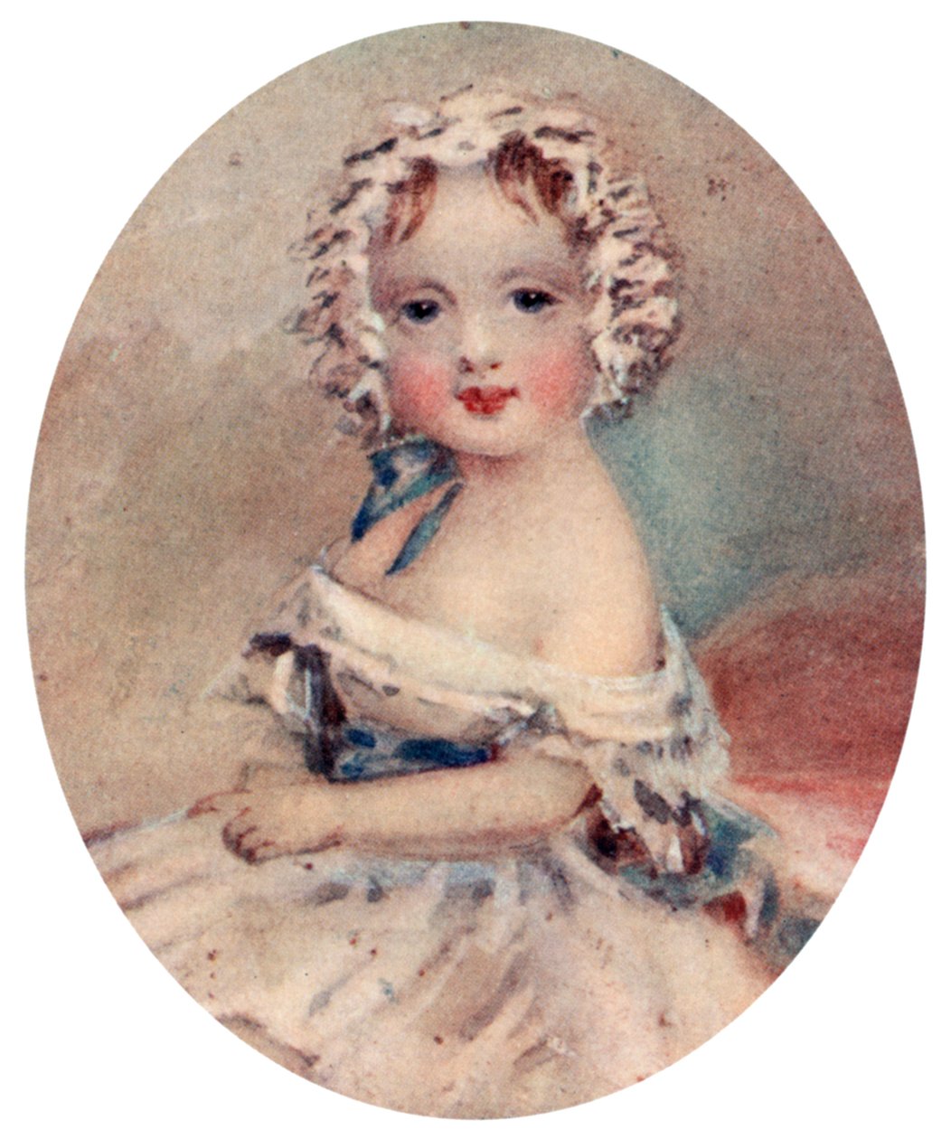 Muotokuva kuningatar Victoriasta lapsena, 1800-luku, 1913 tekijältä Unbekannt