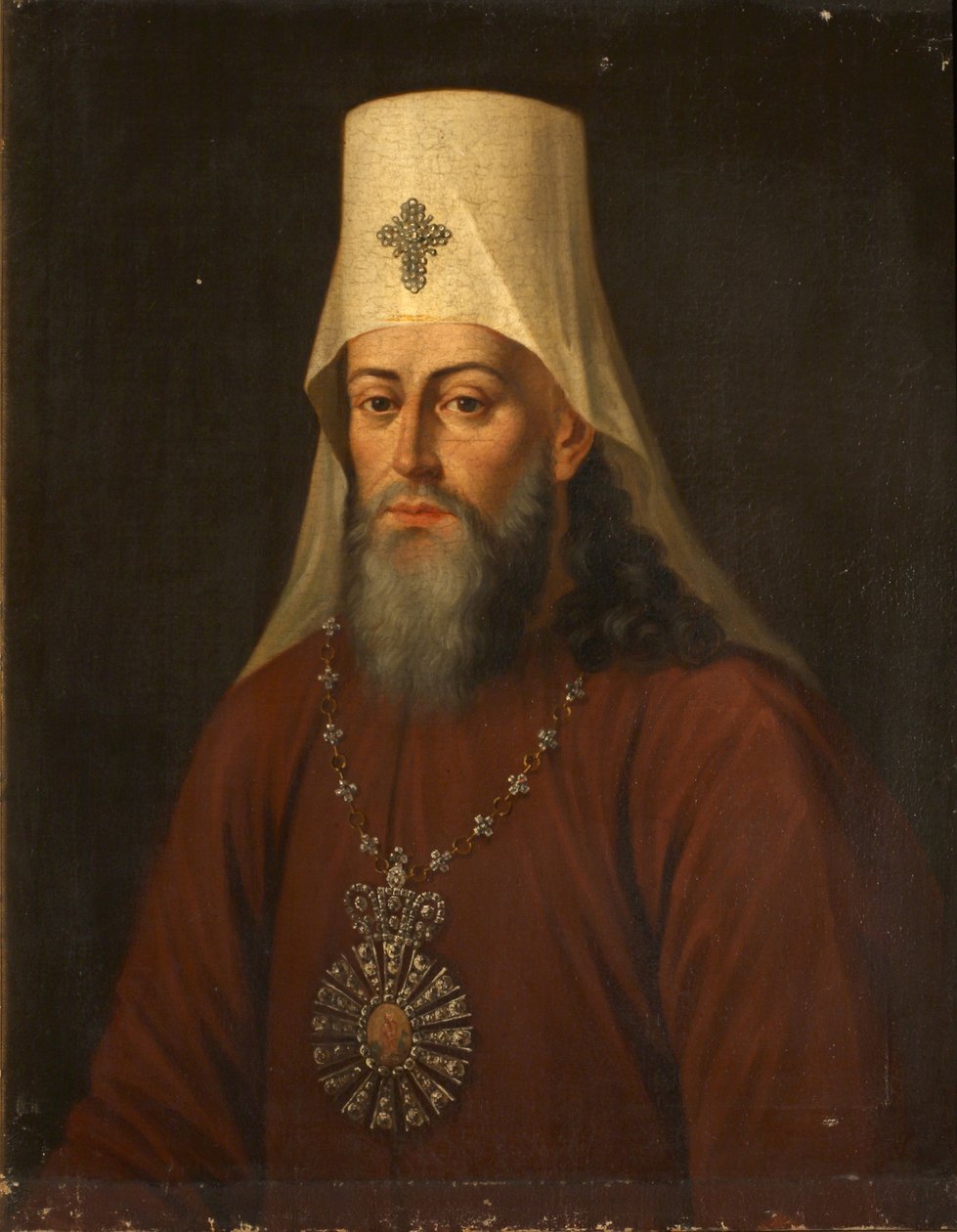 Muotokuva Samuil Myslavskysta 1731-1796, Kiovan ja Galician metropoliitista, 1812 tekijältä Unbekannt