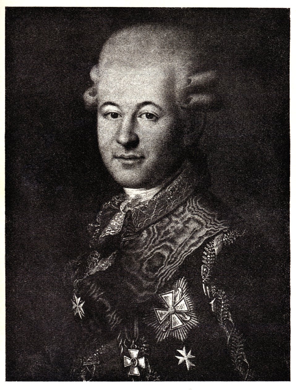 Katariina Suuren suosikin Semjon Zorichin muotokuva 1745-1799, 1800-luvun alku. tekijältä Unbekannt