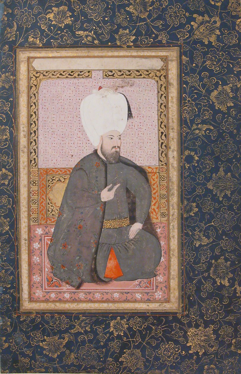 Muotokuva sulttaani Ahmet I r. 1603-17, 1600-luvun alku. tekijältä Unbekannt