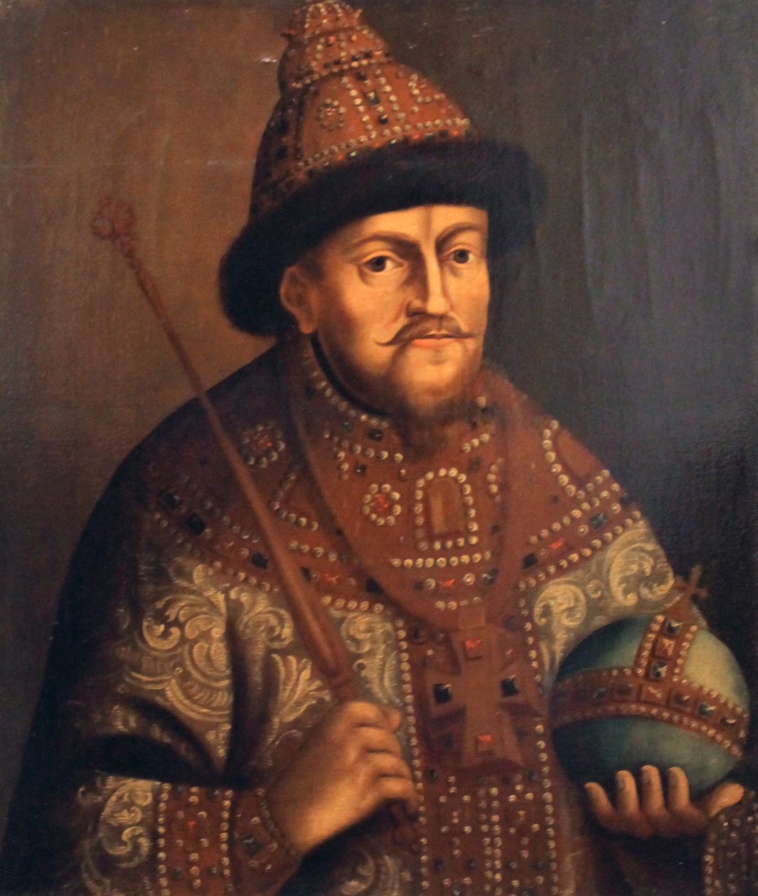 "Tsaari Mikael Fedorovitšin muotokuva", 1800-luvun ensimmäinen puolisko tekijältä Unbekannt