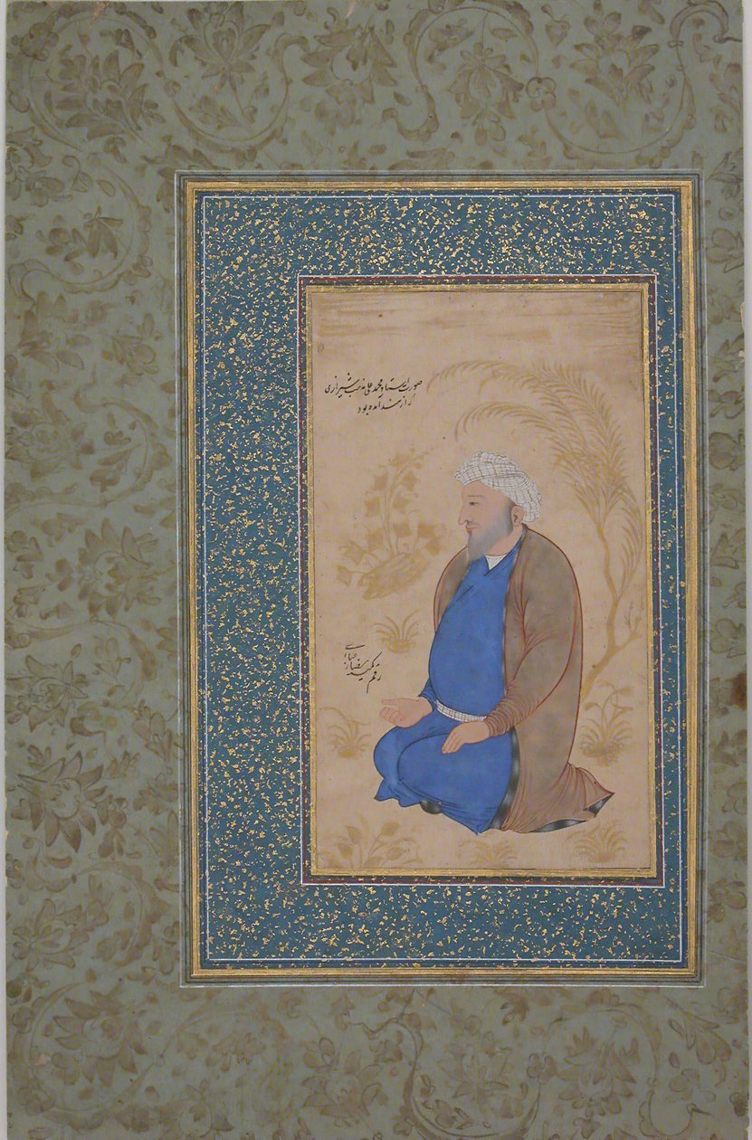 Ustad Muhammad Alin muotokuva 1600-luvulta. tekijältä Unbekannt