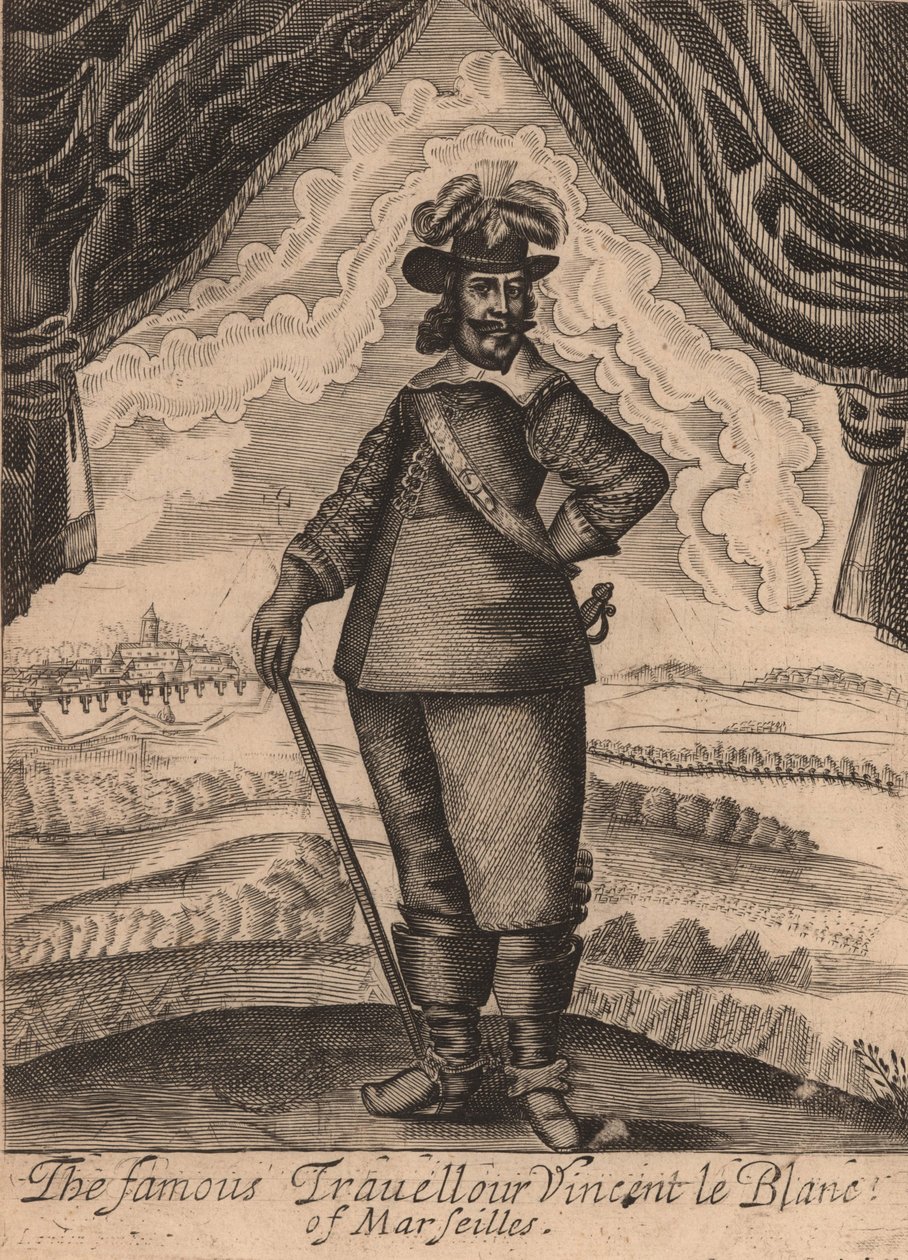 Vincent Le Blancin muotokuva, 1660. tekijältä Unbekannt