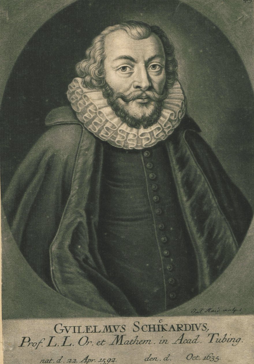 Wilhelm Schickardin muotokuva 1592-1635. tekijältä Unbekannt