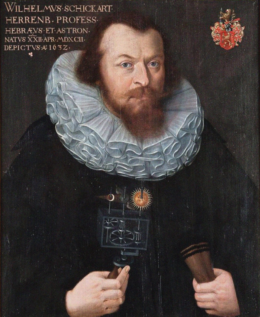 Wilhelm Schickardin muotokuva 1592-1635, 1632. tekijältä Unbekannt
