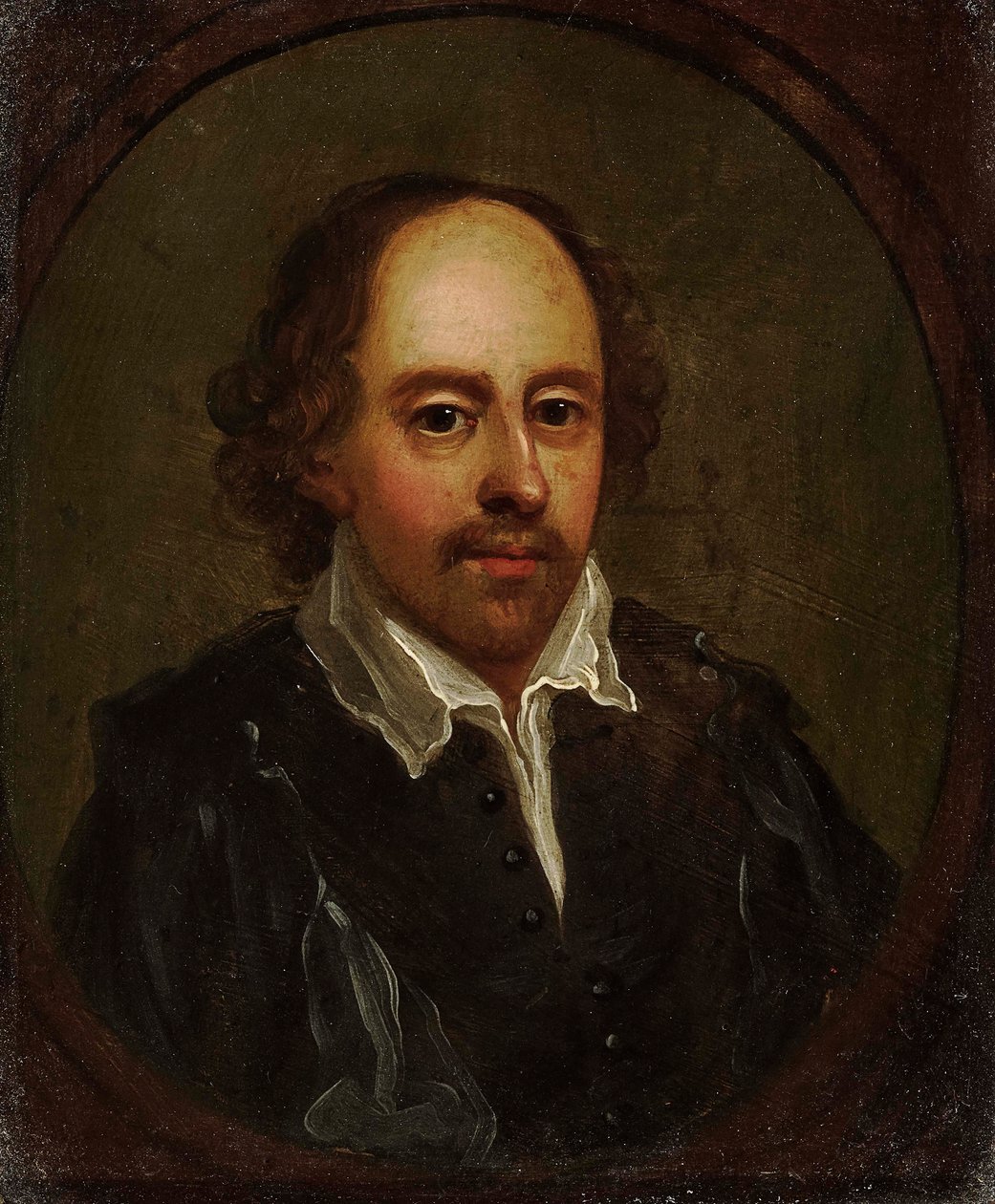 William Shakespearen muotokuva 1564-1616, 1700-luvun ensimmäinen puolisko. tekijältä Unbekannt