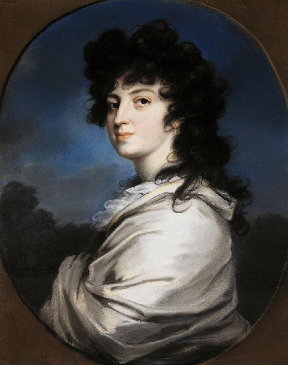 Ekaterina Bakuninan muotokuva 1777-1846, s. 1810 tekijältä Unbekannt