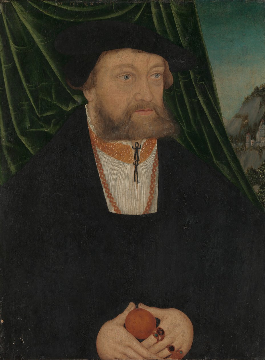 Miehen muotokuva, 1537. tekijältä Unbekannt