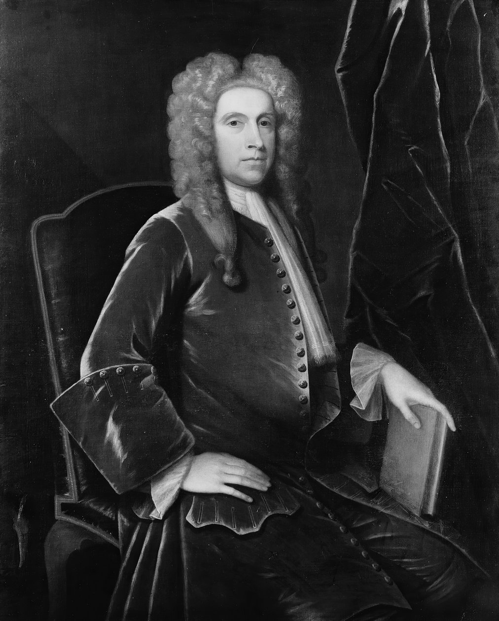 Miehen muotokuva, n. 1720-30. tekijältä Unbekannt